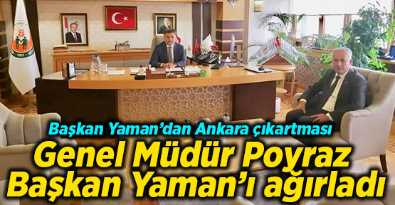 Başkan Yaman’dan Ankara çıkartması