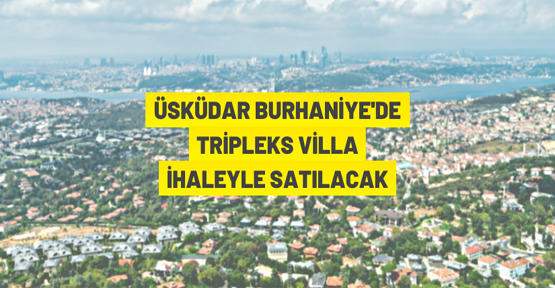 İstanbul'da villa satış ihalesi