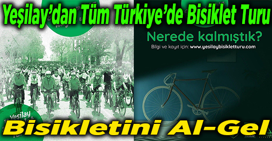 Yeşilay’dan Tüm Türkiye’de Bisiklet Turu