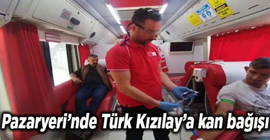 Pazaryeri’nde Türk Kızılay’a kan bağışı